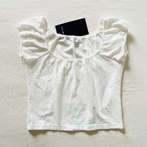 BNWT Brandy Melville/John Galt White Eden Top ♡ 15 x 14